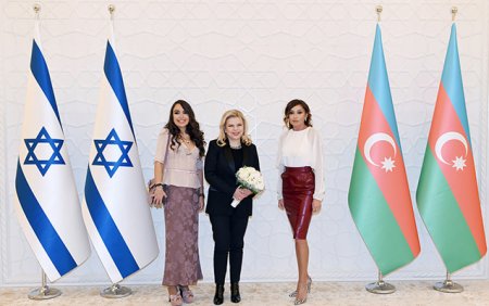 Mehriban Əliyeva Sara Netanyahu ilə naharda - 