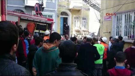 İstanbulda yanğında üç uşaq ölüb