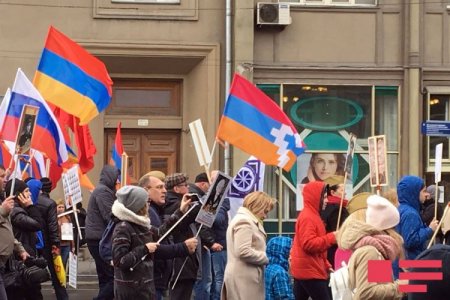 Moskvada keçirilən "Ölməz alay" aksiyasında erməni diasporu təxribata əl atıb