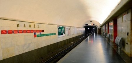 Metronun "Sahil" stansiyası bağlanır
