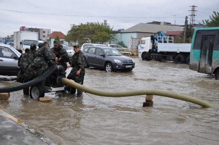 Bakının yağış hazırlığı… - 