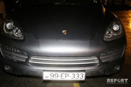 Pərvin Abıyevanın «Porsche»si cərimə meydançasına aparıldı - 