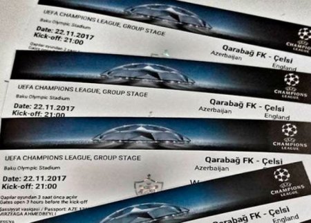“Qarabağ” – “Çelsi” oyununa biletlər bitdi