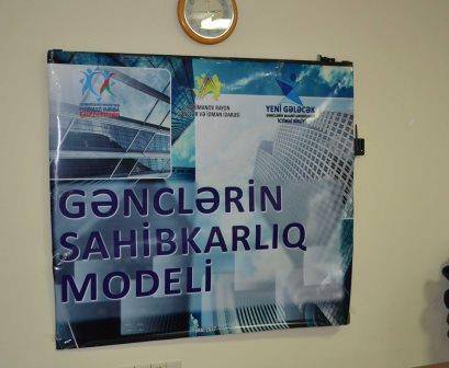 Nərimanovda “Gənclərin Sahibkarlıq Modeli” layihəsinin daha bir təlimi keçirilib