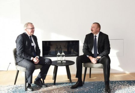 Azərbaycan prezidenti “Statoil” şirkətinin baş icraçı direktoru ilə görüşüb