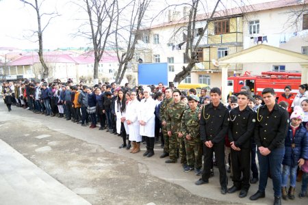 Daşkəsəndə ümumdünya mülki müdafiə günü tədbiri - 