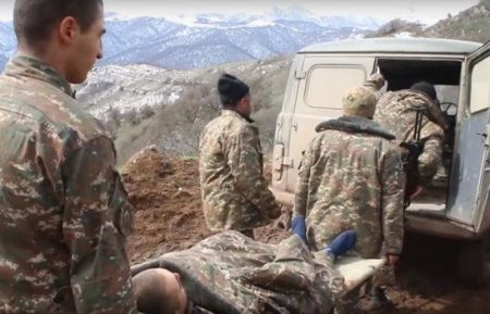 Ermənistan ordusunun hərbçisi döyüş postunda ölü tapılıb