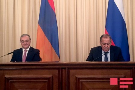 Lavrov: "Rusiya ilə Ermənistan arasında ticarət dövriyyəsinin həcmi 30 faiz artıb"