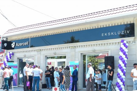 Azercell Bərdədə yeni Eksklüziv mağazasını abunəçilərin ixtiyarına verib (FOTO)