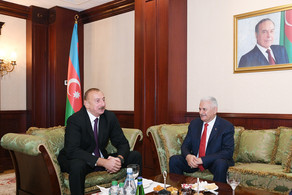 Azərbaycan Prezidenti Binəli Yıldırımla görüşüb