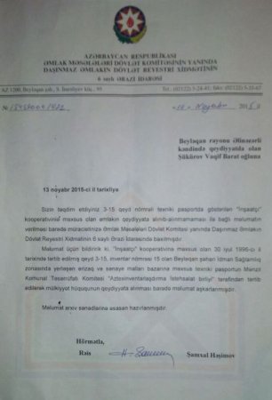 “Sabiq deputat torpağımızı zorla əlimizdən alıb…” – 