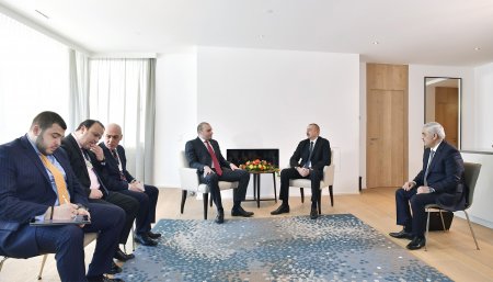Azərbaycan Prezidenti və Gürcüstanın Baş naziri arasında görüş keçirilib
