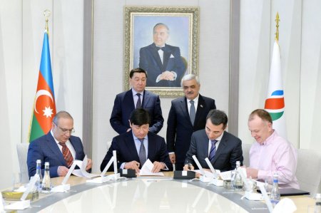 SOCAR və “KazMunayQaz” arasında anlaşma memorandumu imzalanıb