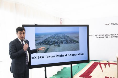 Sabirabadda “Axısxalılar Toxum İstehsal Kooperativi”nin təqdimatı - Sabirabadda “Axısxalılar Toxum İstehsal Kooperativi”nin təqdimatı -