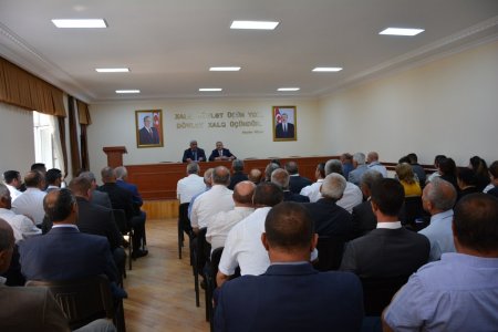 Tərtər rayonunda kənd təsərrüfatının inkişafı ilə bağlı müşavirə keçirildi -