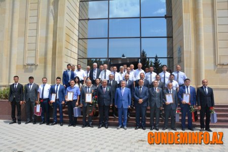Tərtərdə dövlət qulluqçuları peşə bayramlarını qeyd etdilər