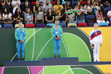 Ukraynalı gimnast EYOF Bakı 2019-da qızıl medal qazandı -
