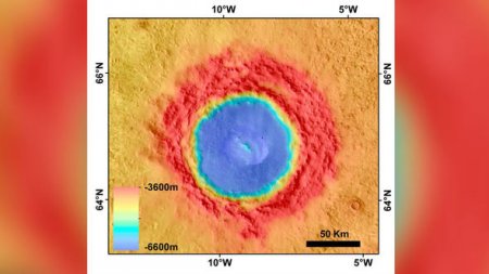 Marsda nəhəng sunamiyə səbəb olan asteroidin izi tapıldı