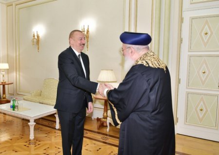  Prezident Qüds Sefardi ortodoks baş ravvinini qəbul edib -