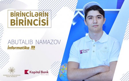Şahvələd Çobanoğlunun övladı Beynəlxalq Olimpiadada qızıl medal qazandı - 