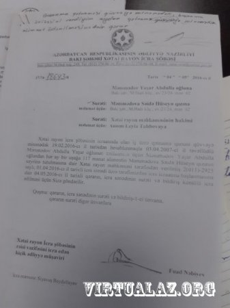 Bakıda tənha ananın mənzili necə qəsb olundu...
