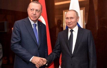 Rusiya və Türkiyə prezidentlərinin görüşü başladı