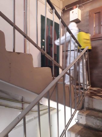 Nizami rayonunda dezinfeksiya tədbirləri davam etdirilir - 