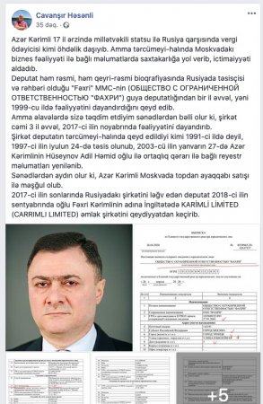  Deputatın Rusiyadı şübhəli biznesi - 