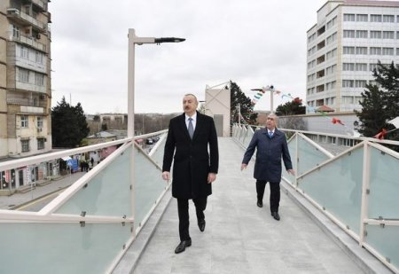 Prezident Bakı-Sumqayıt yolundakı işlərlə tanış oldu - 