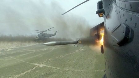 Hərbi pilotlarımız helikopterlərlə hədəfləri belə vurdular - 