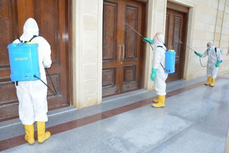 Tərtər rayonunda dezinfeksiya işləri davam etdirilir