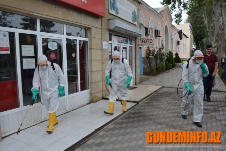 Tərtər rayonu ərazisində mütəmadi olaraq dezinfeksiya işləri aparılır