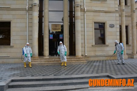 Tərtər rayonu ərazisində mütəmadi olaraq dezinfeksiya işləri aparılır