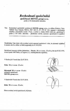 Dövlət Xəzinadarlıq Agentliyindən Çexiyaya daşınan milyonlar 