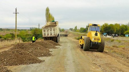 Suqovuşan və Talış kəndlərinə gedən tarixi yolların bərpasına başlanılıb - 