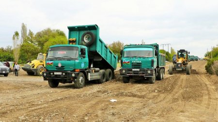 Suqovuşan və Talış kəndlərinə gedən tarixi yolların bərpasına başlanılıb - 