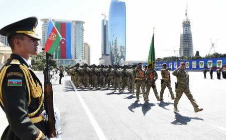 Bakıda hərbi parad başlamaq üzrə 