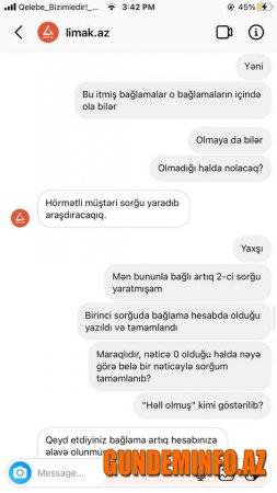 Limak şirkəti vətəndaşların bağlamalarını "itirir" -