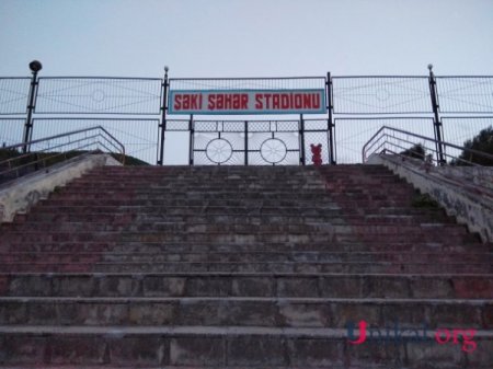 Şəki İcra Hakimiyyətinin balansındakı stadion bərbad hala düşdü - 