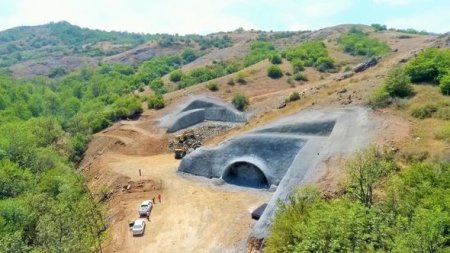 Yeni Əhmədbəyli-Füzuli-Şuşa avtomobil yolunda tunellərin inşasına başlanılıb - 