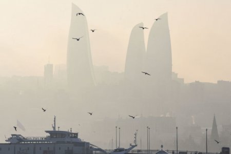 Bakı və Abşeronu toz dumanı bürüdü