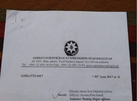   ““Azərsu” ASC 13 ildir torpağımı zəbt edib, icra orqanı məhkəmənin qərarını icra etmir” – 