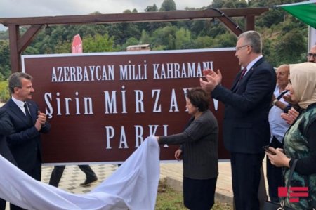 Türkiyədə Azərbaycanın Milli Qəhrəmanının adına park salındı