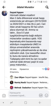 İqtisadçı alim rektoru ifşa etdi: 