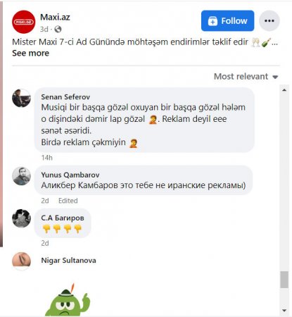 “Maxi.az”dan biabırçı reklam: etirazla qarşılandı - 