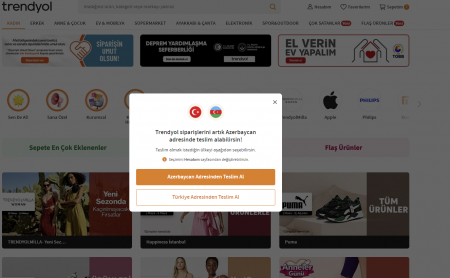 “Trendyol”dan Azərbaycan istifadəçiləri üçün -