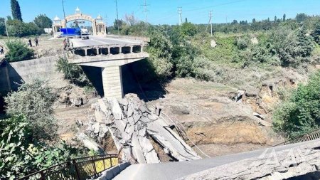 Xaçmazda çökən körpünün yerində yenisi tikiləcək – 