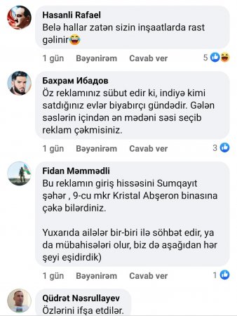 “Kristal Abşeron” çəkdiyi reklamla özünü biabır etdi