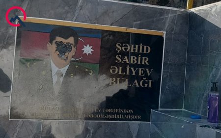 Şəhid abidəsinə qarşı tərbiyəsizlik edən saxlanıldı