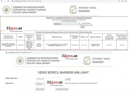 "N.Tusi adına Hospital"ın vergi borcu üzə çıxdı